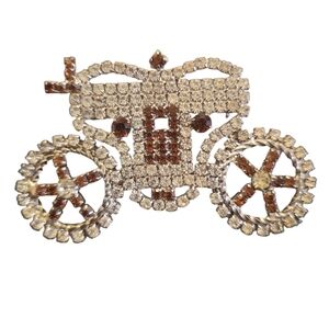 Unique miniature Art metal loafer novelty brooch pin with a 1984 U.S. penny